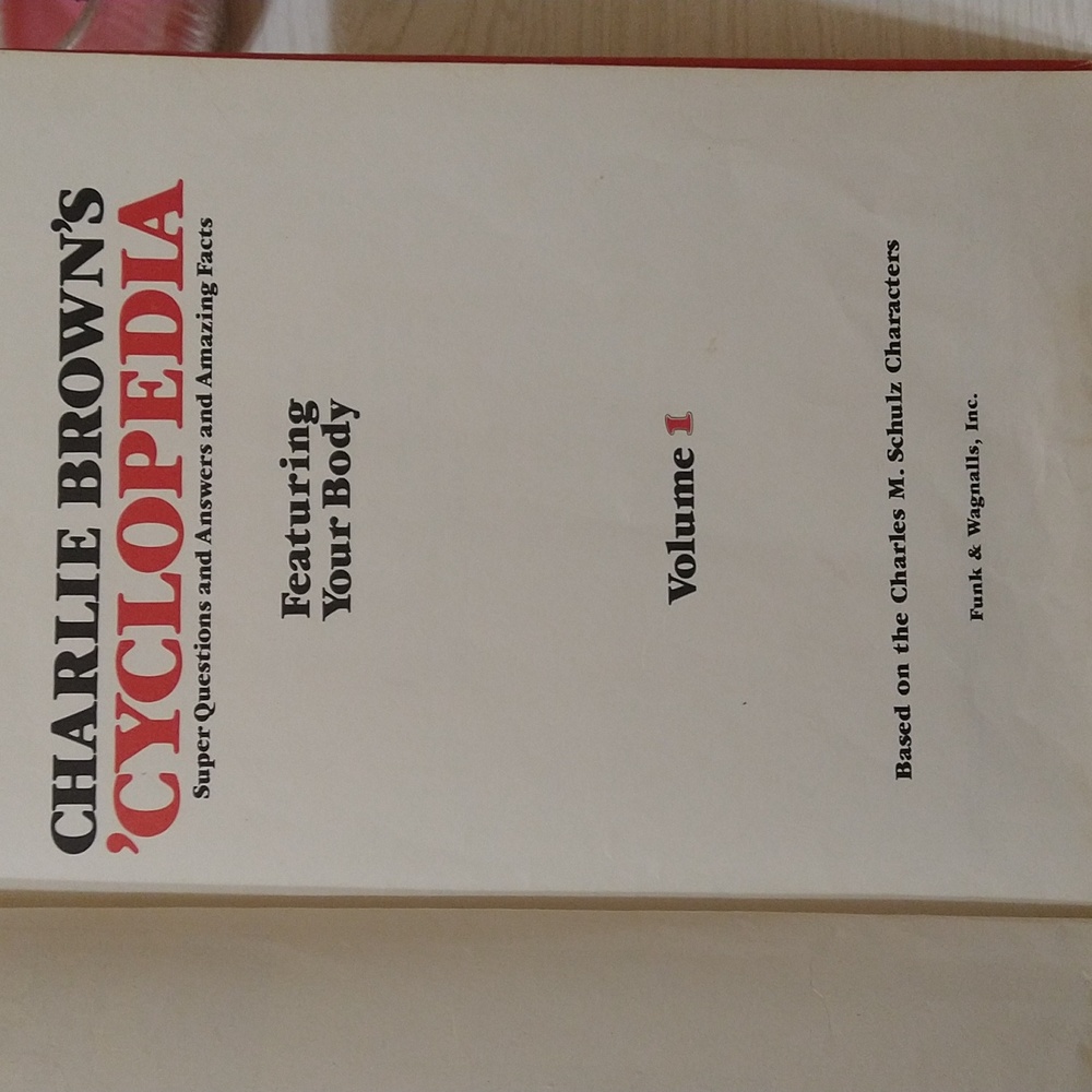 Vintage 1980 Charlie Brown's Encyclopedia Volume 1 United Syndicate - Picture 3 of 4